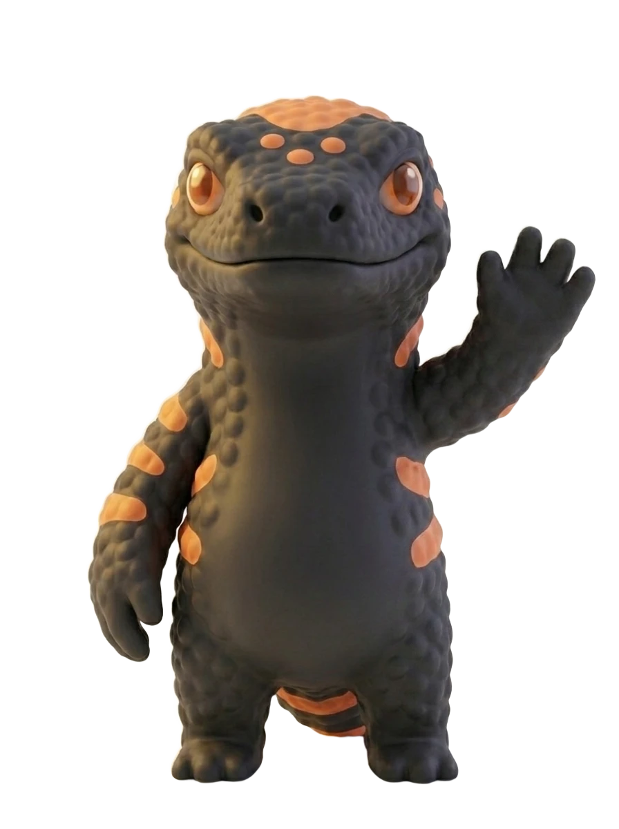 Monty waving